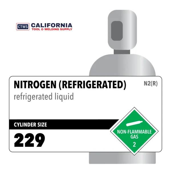 Nitrogen (Refrigerated), 229, 5,781 ft3, Stainless Steel Customer Owned