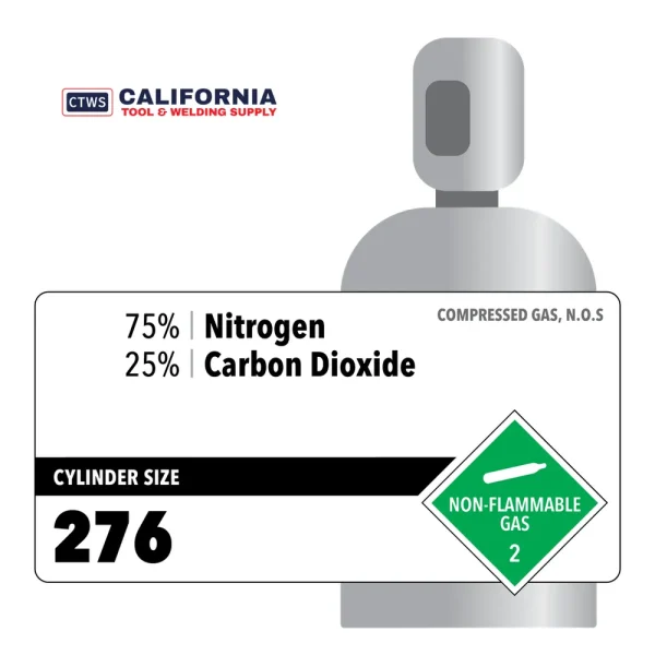 75% Nitrogen, 25% Carbon Dioxide Beer Mix Rental