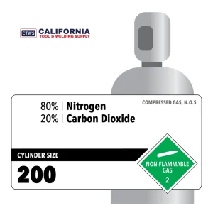80% Nitrogen, 20% Carbon Dioxide, 200, Food Grade Rental