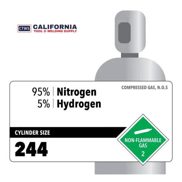 95% Nitrogen, 5% Hydrogen Industrial Customer Owned
