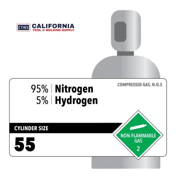 95% Nitrogen, 5% Hydrogen, Industrial Customer Owned