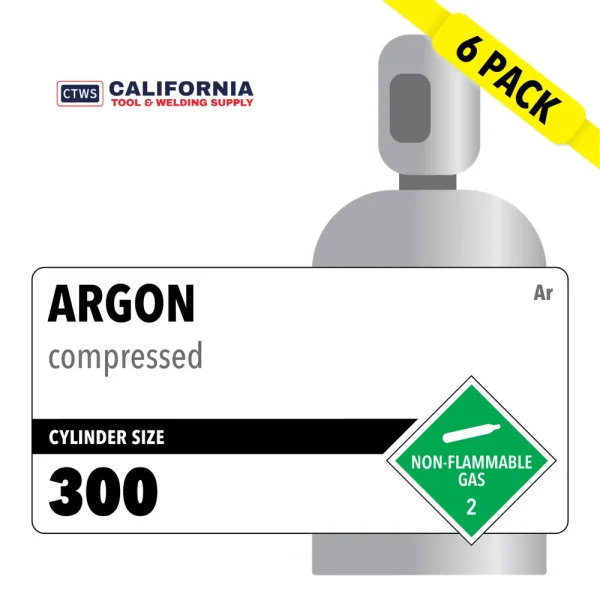 Argon, 300 6 Pack Rental