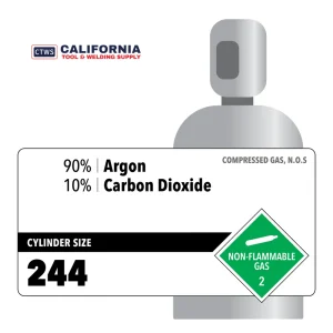 90% Argon, 10% Carbon Dioxide, Industrial Varied Customer Owned