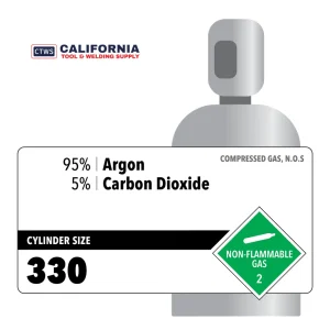 95% Argon, 5% Carbon Dioxide, Industrial Rental