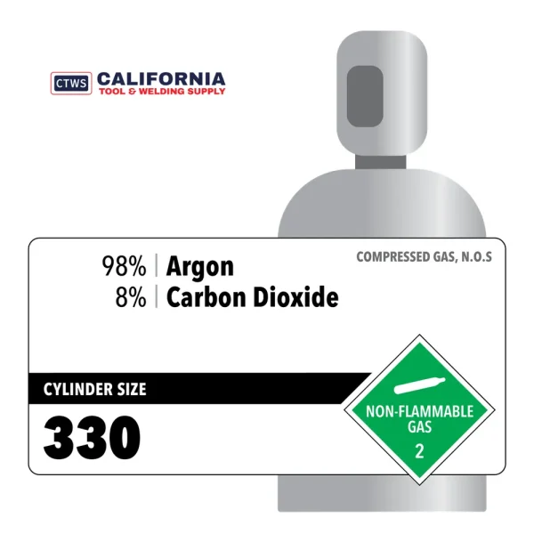 98% Argon, 8% Carbon Dioxide, Industrial Varied Rental