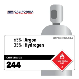65% Argon, 35% Hydrogen, Industrial Varied Customer Owned