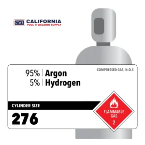 95% Argon, 5% Hydrogen, Industrial Varied Rental