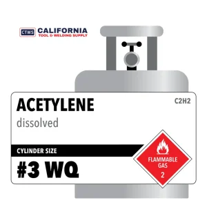 Acetylene, #3 WQ Customer Owned