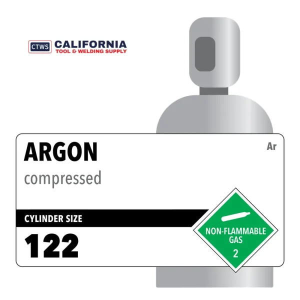 Argon, 122, 5.0, Ultra High Purity, 99.999% Customer Owned