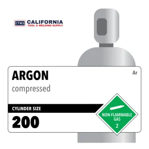 Argon, 200, 5.0, Ultra High Purity, 99.999% Rental