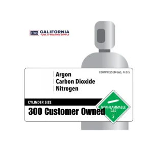 300 Proprietary Blend Stainless Steel Shielding Gas Customer Owned