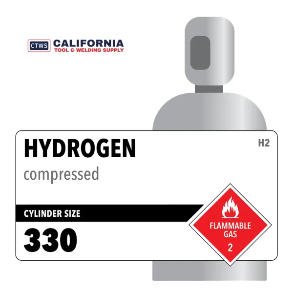 Hydrogen, 330, 5.0, Ultra High Purity, 99.999% Customer Owned