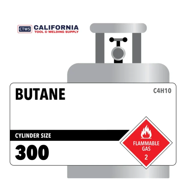 Butane, 300, 2.5, Chemically Pure, 99.5% Customer Owned