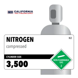 Nitrogen, 3,500, 4.8, Pre Purified, 99.998% Rental