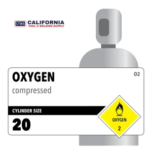 Oxygen, 20, 4.3, Ultra High Purity, 99.993% Rental