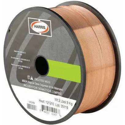 Harris .035 Silicon Bronze MIG Welding Wire – 2# Spool 00SIBF2