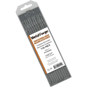 Weld-Forge 2% Ceriated Tungsten Electrode