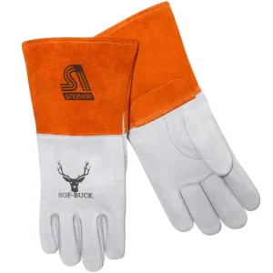 Steiner Industries Sof-Buck™ Premium Heavyweight Split Deerskin MIG Welding Gloves #02275