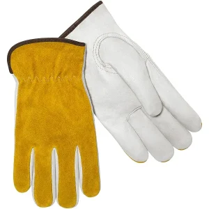 Steiner Premium Grain Cowhide Palm With Split Cowhide Back Drivers Gloves 0239