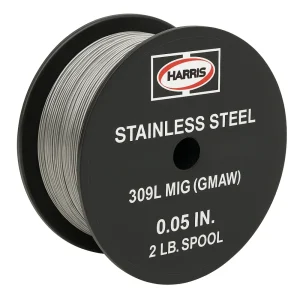 HARRIS® 0309LF2 309L .035″ X 2# SPOOL STAINLESS STEEL SOLID MIG WIRE (GMAW)