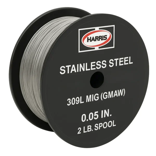 HARRIS® 0309LF2 309L .035″ X 2# SPOOL STAINLESS STEEL SOLID MIG WIRE (GMAW)