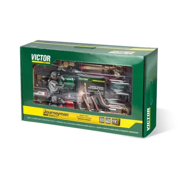 Victor® 0384-2101 Journeyman® EDGE„¢ 2.0 Heavy Duty Acetylene Cutting/Heating/Welding Outfit CGA-510