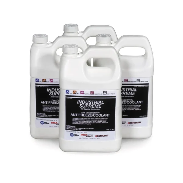 MILLER 043810 Low-Conductivity Antifreeze/Coolant, 4/CASE