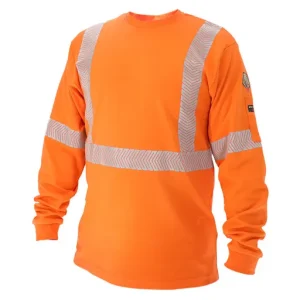 Revco Shirt FR 7oz Long Sleeve with Rt Orange XLarge|TF2511-OR-XLG