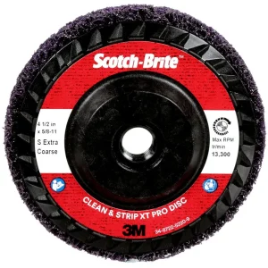 3M Scotch-Brite Clean & Strip XT Pro Disc 4 1/2″ X 5/8-11″ Type 27 05574