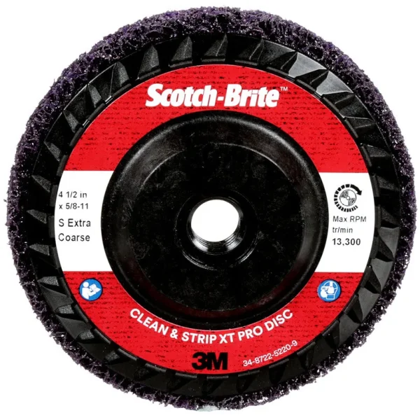 3M Scotch-Brite Clean & Strip XT Pro Disc 4 1/2″ X 5/8-11″ Type 27 05574