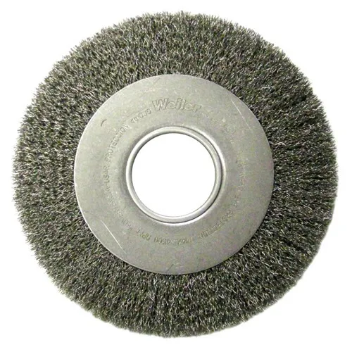 Weiler Medium Face Crimped Wire Wheel – 8″ Steel 06120