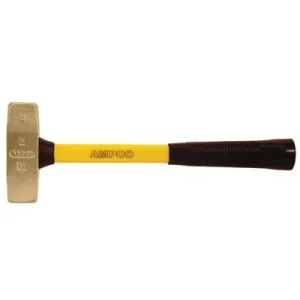 Ampco Safety Tools H-14FG 2 lb. Double Face Engineers Hammer with Fiberglass Handle (1 Hammer)