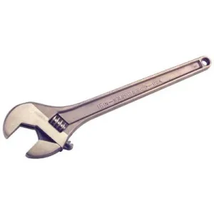 Ampco Safety Tools W-72 Adjustable End Wrenches, 10 in Long, 1 5/16 in Opening, Corrosion Resistant (1 EA)