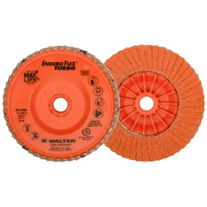 WALTER 06A458 ENDURO-FLEX™ Turbo Blending Disc/FLAP DISC 4-1/2″ X 5/8″-11 GR80, 10/BOX
