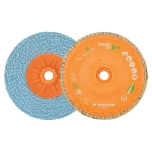 Walter 06U454 4.5″ 40 Grit Spin-On Enduro-Flex Aluminum Flap Disc