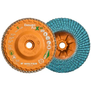 Walter 06U506 5″ 60 Grit Spin-On Enduro-Flex Aluminum Flap Disc