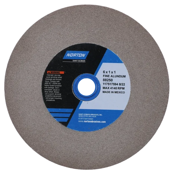 Norton 6 x 1 x 1 In. Gemini Bench and Pedestal Wheel 100 K VBE T01 1 Count