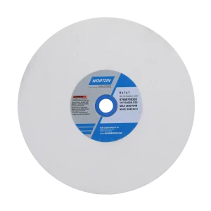Norton 8 x 1 x 1 In. Premium Alundum Bench and Pedestal Wheel 150 J VBE T01 1 Count
