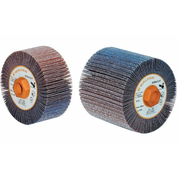 Walter 07J424 4-1/4″ x 2″ 40 Grit Coolcut Flap Drum
