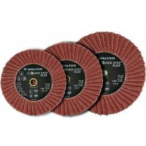 Walter 07Q462 4.5″ 120 Grit Quick-Step Flex Flap Disc