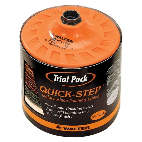 Walter 07Q953 4.5″ x 5/8″-11″ Quick-Step Trial Pack (1 Pack)