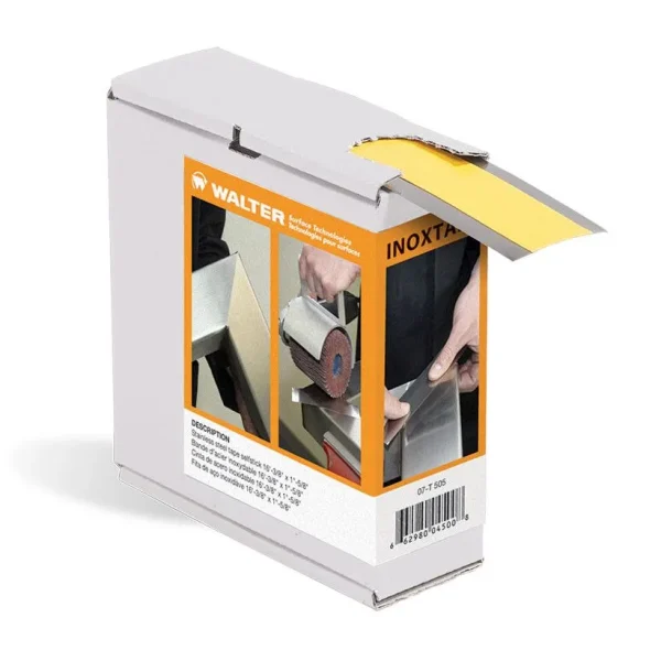 Walter 07T105 30′ x 3/4″ x .01″ Stainless Steel Selfstick Tape