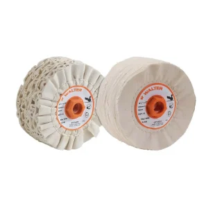Walter 07T425 4-3/4″ x 2″ x 5/8″-11″ Cotton Line-Mate Buffing Drum