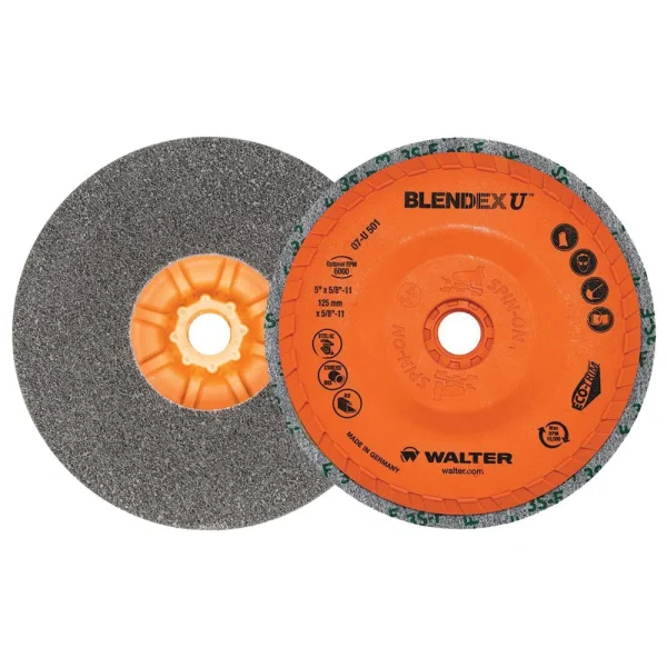 Walter 07U501 5″ 5/8-11″ Blendex U Cup Disc