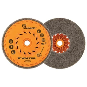 Walter 07X452 4.5″ x 5/8-11″ Spin-On FX™ Stainless Cup Wheel