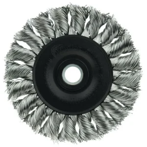 Weiler Twist Knot Wire Wheel – 3″ Stainless Steel 08264