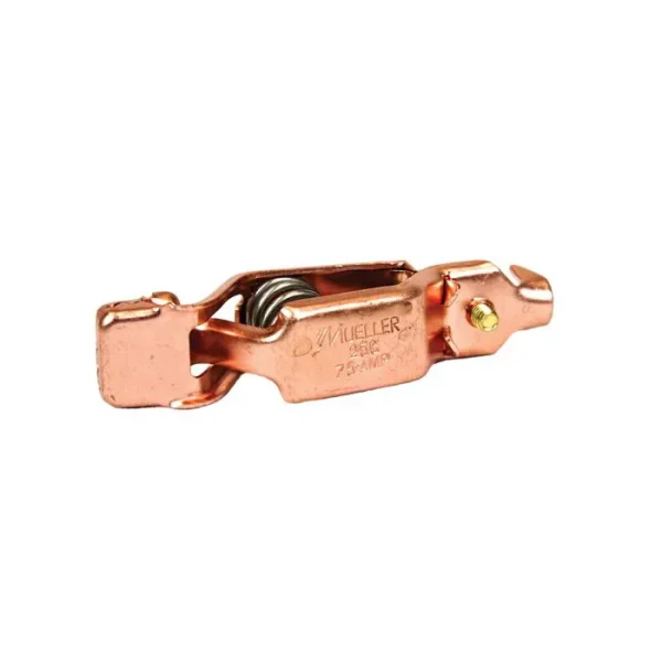 Justrite 08493 Copper Single Alligator Clip for Antistatic Grounding Wire
