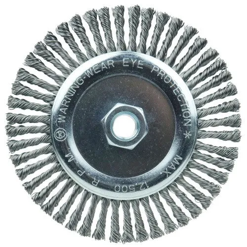 Weiler Stringer Bead Wheel – 6″ Steel 08766
