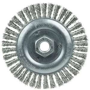 Weiler Roughneck Jr. Root Pass Cleaning Brush-5″ Stainless Steel 08806
