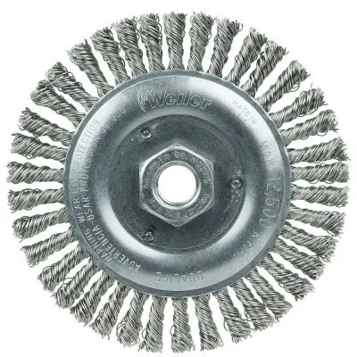 Weiler Roughneck Jr. Root Pass Cleaning Brush-5″ Stainless Steel 08806